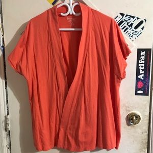 🌷short-sleeved open jersey cardigan🌷